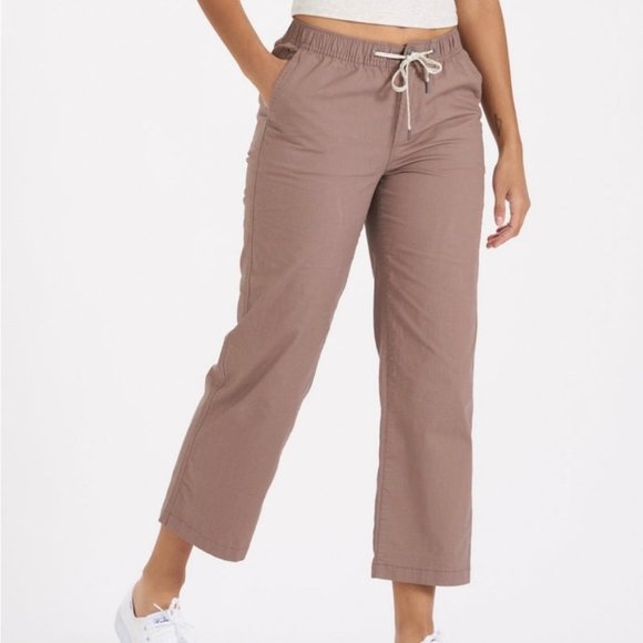 Vuori Athletic Ripstop Wide Leg Ankle Pants Hazel NWT Women’s Size XL - Picture 7 of 12